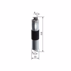 Filtre à carburant BOSCH 0 450 905 952 - Vue supplémentaire 7