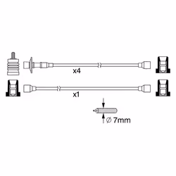 Faisceau d'allumage BOSCH 0 986 356 370 - Vue supplémentaire 6
