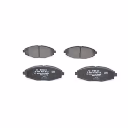 Jeu de plaquettes de frein BOSCH 0 986 424 512, avant