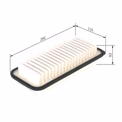 Filtre à air BOSCH 1 987 429 177 - Vue supplémentaire 8