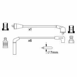 Faisceau d'allumage BOSCH 0 986 357 248 - Vue supplémentaire 6