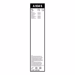 Balai d'essuie-glace BOSCH 3 397 118 934, Aerotwin A934S, 550+550mm, 2 pièce - Vue supplémentaire 7