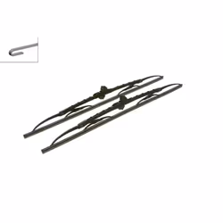 Balai d'essuie-glace BOSCH 3 397 005 163, Eco 550C, 550mm, Avant, 2 pièce - Vue supplémentaire 4
