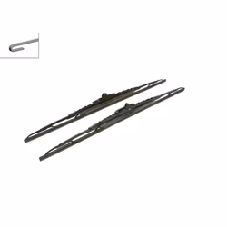 Balai d'essuie-glace BOSCH 3 397 118 334, Twin 657S, 650mm, Avant, 2 pièce - Vue supplémentaire 4