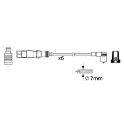 Faisceau d'allumage BOSCH 0 986 356 384 - Vue supplémentaire 6