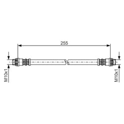 Flexible de frein BOSCH 1 987 476 178