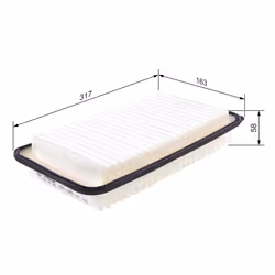 Filtre à air BOSCH 1 987 429 183 - Vue supplémentaire 7