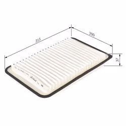 Filtre à air BOSCH 1 987 429 184 - Vue supplémentaire 8
