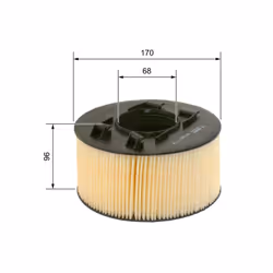 Filtre à air BOSCH 1 457 433 093 - Vue supplémentaire 7
