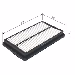 Filtre à air BOSCH 1 987 429 185 - Vue supplémentaire 8