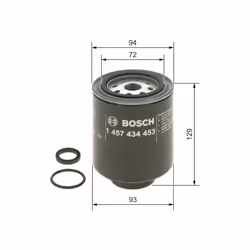 Filtre à carburant BOSCH 1 457 434 453 - Vue supplémentaire 7