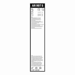 Balai d'essuie-glace BOSCH 3 397 118 997, Aerotwin Retrofit AR997S 600+550mm, 2 pièce - Vue supplémentaire 7