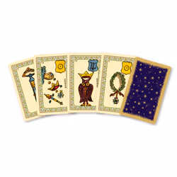 Éditions Dusserre COFFRET MINIS JEUX DUSSERRE - TAROT DE MARSEILLE ET ORACLE BELLINE