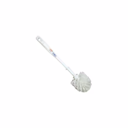Brosse wc boule blanche polypropylène ondulé THOMAS 547190 - Pour Droguerie .Brosse wc boule blanche polypropylène ondulé