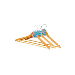 Thomas - Cintre bois col galbé verni 43cm