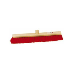 Finish - Balai industrie fibre dure rouge long 60 cms douille inclinee