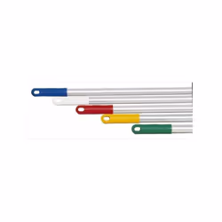 Aluminium anodisé embout blanc diamêtre 25 mm. Monture 1,40 m.