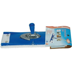 Support balai plat avec frange microfibre