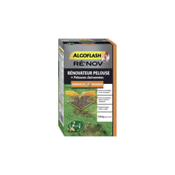 Algoflash - Engrais rénovateur pelouse 2 en 1 - 1.2 kg
