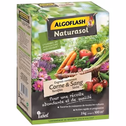 Engrais naturel potagers ALGOFLASH NATURASOL 3 kg 60 m²
