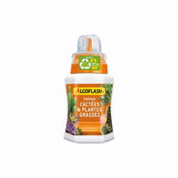 Engrais cactées plantes grasses 250ml /nc de la marque ALGOFLASH. Favorise l'enracinement et la floraison des cactées et plan ...