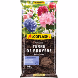 Terre naturellement acide, idéale pour toutes les plantes acidophiles. Utilisable en Agriculture Biologique.• Véritable terre ...