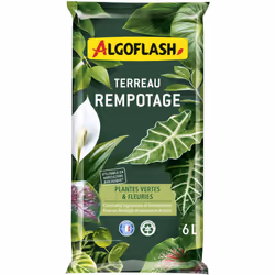 Terreau Rempotage Algoflash - Un choix optimal pour vos plantes Le terreau rempotage Algoflash est conçu pour répondre aux be ...