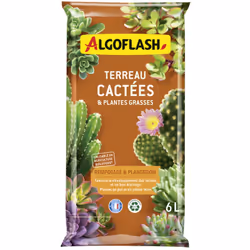 Le Terreau Cactées et Plantes Grasses est spécifiquement conçu pour répondre aux besoins des cactées, des plantes grasses et  ...