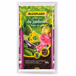 Terreau du Jardinier toutes plantes 40 L Algoflash - La solution idéale pour vos fleurs Un terreau de qualité supérieure Le T ...