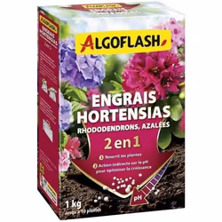 Engrais Hortensias, Rhododendrons et Azalées - ALGOFLASH NATURASOL - Spécial pH - 1 kg