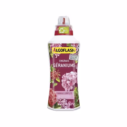 Nutrition complète et adaptée pour stimuler la floraison des géraniums lierre, zonale ainsi que des plantes fleuries de balco ...