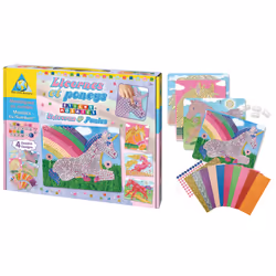 Faujas Mosaïque Numéros Licorne, 5 an(s), Plastique, Carton, Multicolore, 3008 pièce(s)