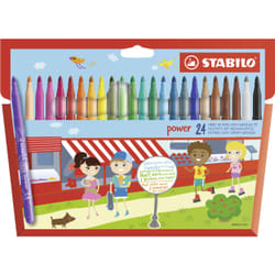 STABILO power stylo-feutre Moyen Multicolore 24 pièce(s)
