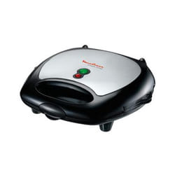 Moulinex SW611812 gaufrier et appareil à croque-monsieur 700 W Noir, Argent