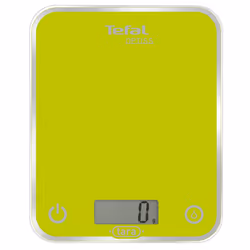 Tefal Optiss BC5002V0, Balance de ménage électronique, Vert, Verre trempé, Verre, Comptoir, Rectangle