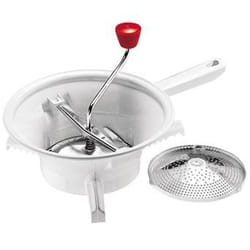 Moulinex K10121 ustensile pour râper et émincer Rouge, Acier inoxydable, Blanc