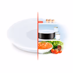 Tefal Ingenio L90192 couvercle Rond Blanc