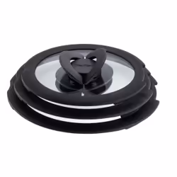 Tefal Ingenio L99310, Rond, Noir, Transparent, Verre, Plastique, Noir, Chine