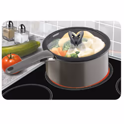 Tefal Ingenio L99310 couvercle Rond Noir, Transparent - Vue supplémentaire 10