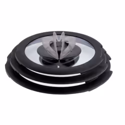 Tefal Ingenio L99310 couvercle Rond Noir, Transparent