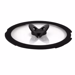 Tefal Ingenio L99310 couvercle Rond Noir, Transparent