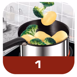 Tefal Ingenio L99310 couvercle Rond Noir, Transparent - Vue supplémentaire 5