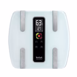 Tefal Bodysignal 3 BM7100S6, Pèse-personne électronique, 160 kg, 100 g, Transparent, kg, Verre