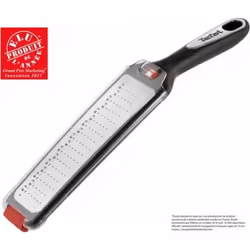 Tefal K20707, Râpe plane, Noir, Rouge, Acier inoxydable, Trou d'accroche