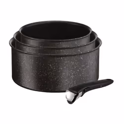 Tefal Ingenio Authentic L6719012, Noir, Aluminium, Titane, Amovible, Vitrocéramique, Gaz, Halogène, Induction, 1,5 L