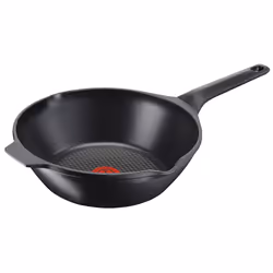 Tefal Aroma E21519, Rond, Wok/Poêle à frire, Noir, Titane, 175 °C, Fonte d'aluminium