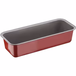 TEFAL Moule à cake Delibake en acier - Ø 30 cm - Rouge et gris