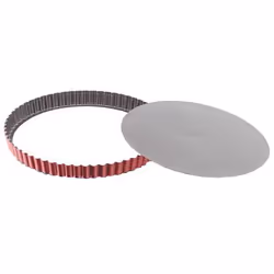 Tefal J1641514, Moule à gâteau, Rond, Surface strié, Rouge, Acier au carbone, 280 mm