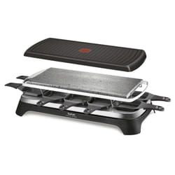 Tefal Inox & Design RE45A8 raclette 10 personne(s) 1350 W Noir, Acier inoxydable