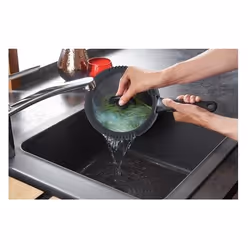 Tefal Ingenio L9886102 couvercle Rond Noir, Transparent
